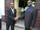 Le Bourgmestre de Kintambo Tenge T. Litho et le Professeur Shungu